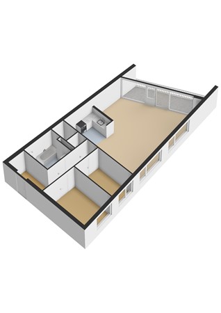 Floorplan - Johan Jongkindstraat 126, 1062 DJ Amsterdam